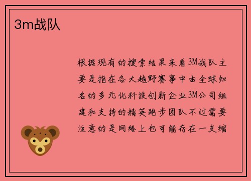 3m战队